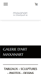 Mobile Screenshot of galerie-maxanart.com